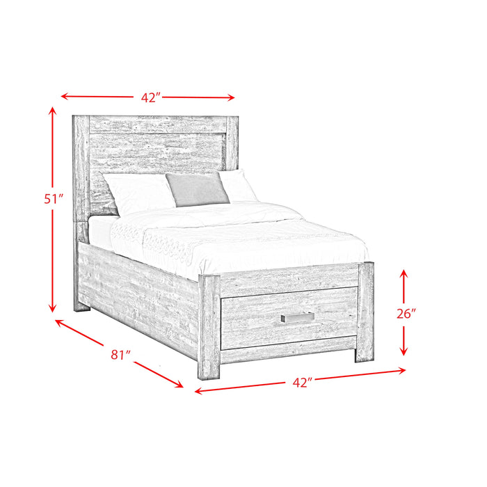 Warner Platform Storage Bed