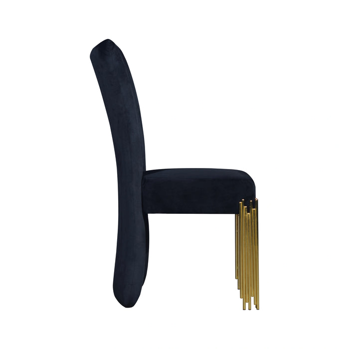 Empire Ladderback Dining Chair (2 Per Carton)-Black