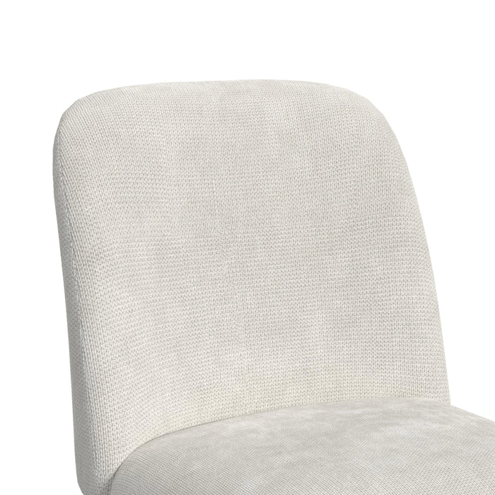 Sylvie Dining Side Chair with White Fabric (2 Per Carton)