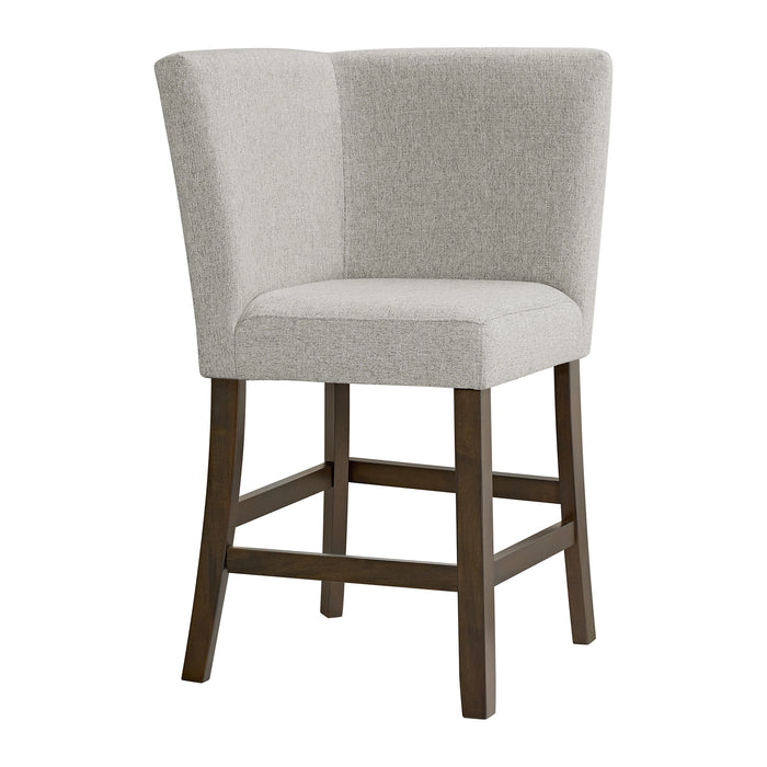 Seneca Counter Height Dining Set in Brown-Table and Four Chairs