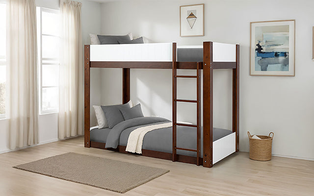 Terri Twin/Twin Bunk Bed+Mattress - Sweet Furniture (Columbus, Ohio)