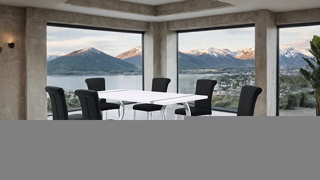 Holbaek 7 Pc 80" Dining Table Set