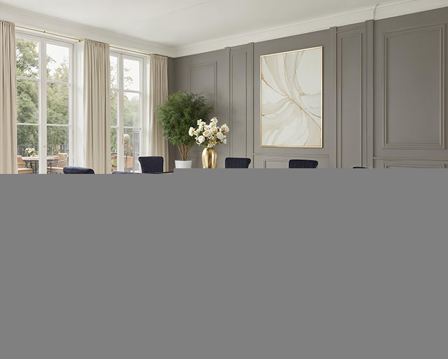 Horley 80" Dining Table, Gold Frame