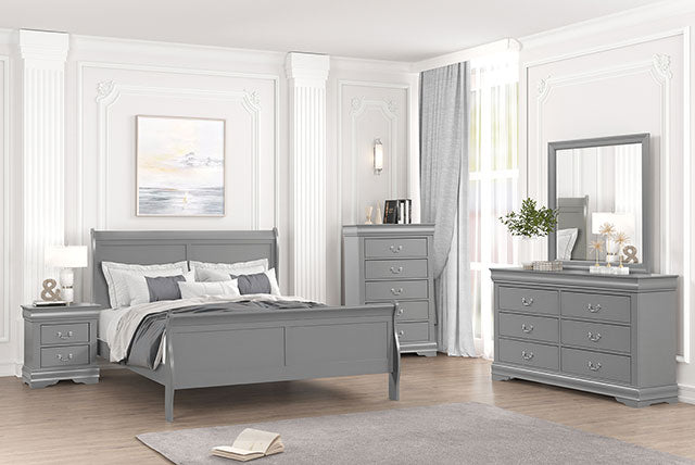 Louis Philippe Queen Bedroom Set - Sweet Furniture (Columbus, Ohio)