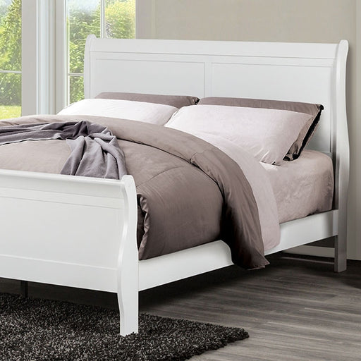 Louis Philippe Full Bed Expresso & White - Sweet Furniture (Columbus, Ohio)