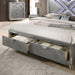 Emmeline 4 & 5 Piece Queen Bedroom Set Gray & White - Sweet Furniture (Columbus, Ohio)