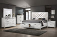 Emmeline 4 & 5 Piece Queen Bedroom Set Gray & White - Sweet Furniture (Columbus, Ohio)