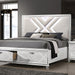Emmeline 4 & 5 Piece Queen Bedroom Set Gray & White - Sweet Furniture (Columbus, Ohio)