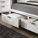 Emmeline 4 & 5 Piece Queen Bedroom Set Gray & White - Sweet Furniture (Columbus, Ohio)