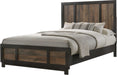 Elements International Harlington Queen Bed in Rustic Gray image
