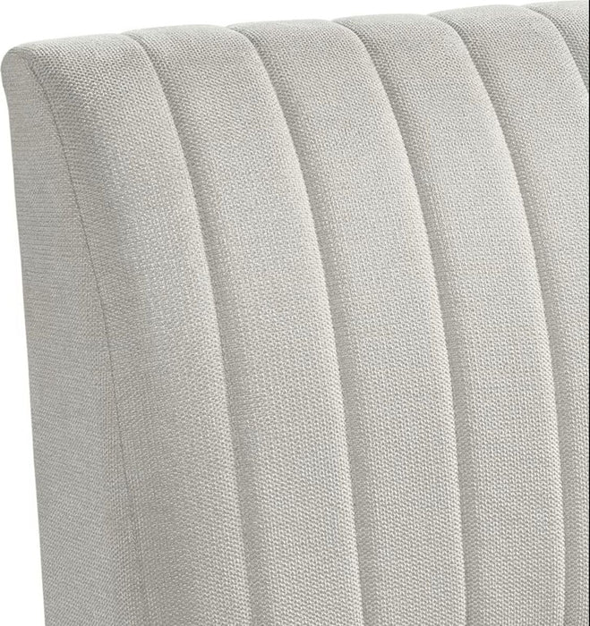 Elements International Jemma Side Chair (Set of 2) in Gray