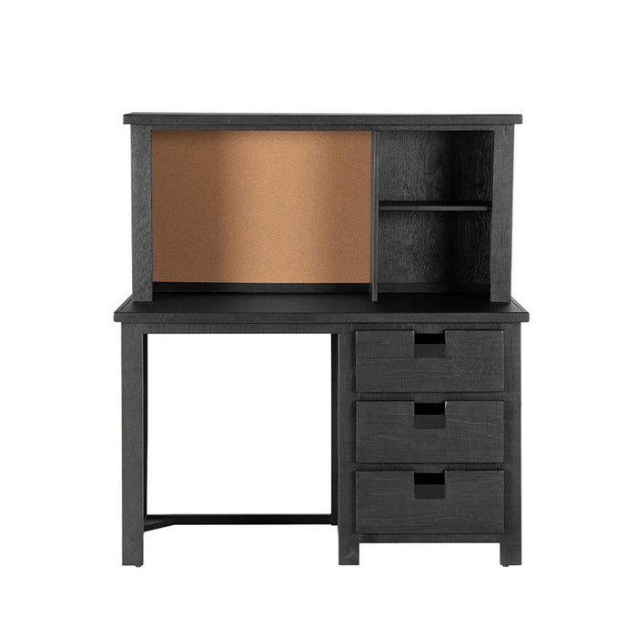 Elements International Vista Computer Desk in Grey