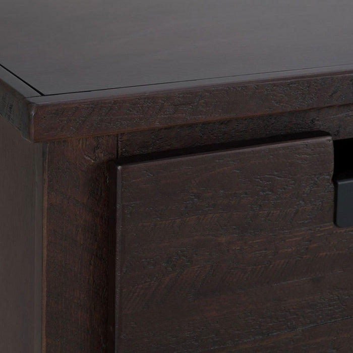 Elements International Vista Nightstand in Brown