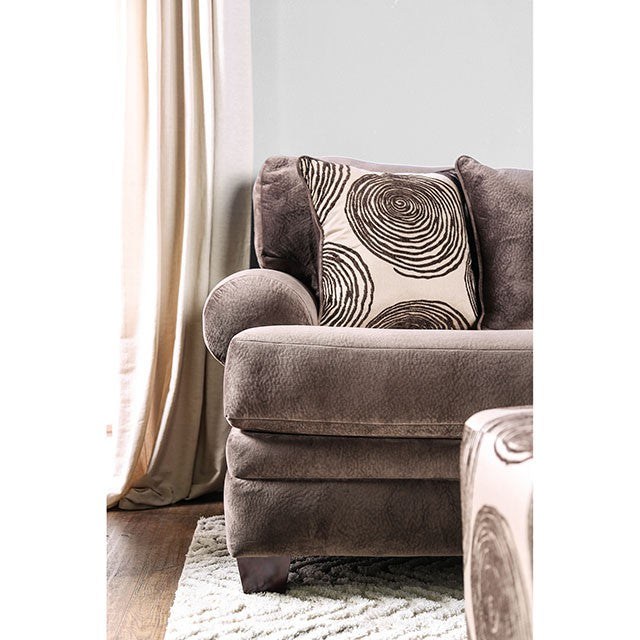 Bonaventura Brown Love Seat