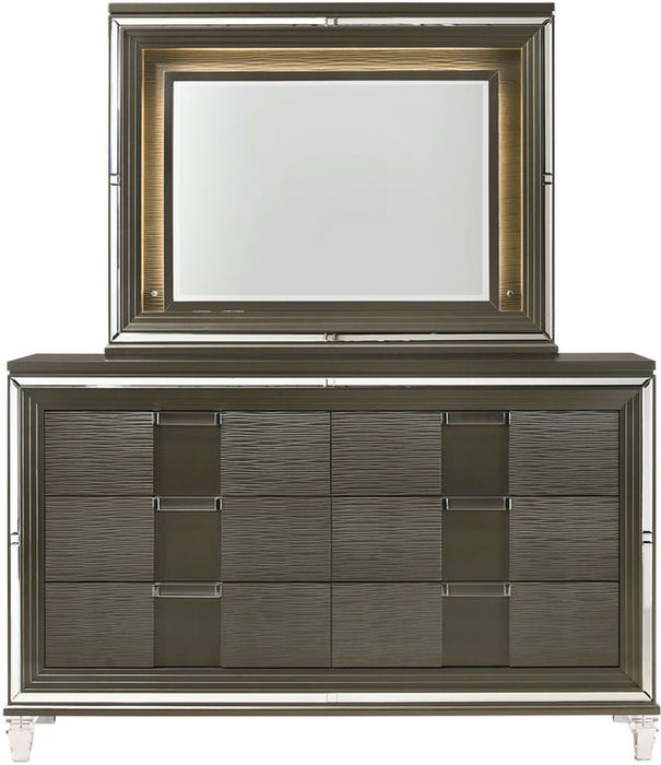 Elements International Twenty Nine Mirror in Copper